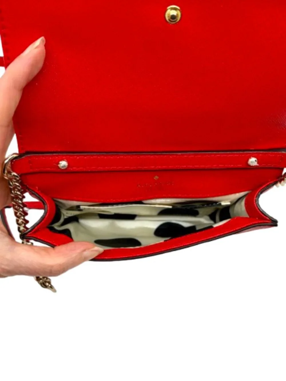 KATE SPADE~Madison Willow Convertible Mini Crossbody Bag RED LEATHER Like New